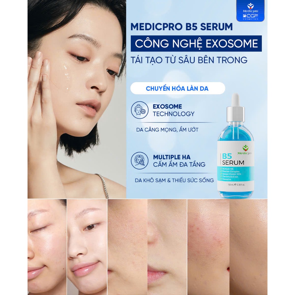 SERIUM B5 phục hồi cấp ẩm mờ nám MEDICPRO