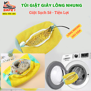 Túi giặt & sấy giày lông nhung – Giặt giày bằng máy sạch & tiện lợi, sấy máy an toàn, không móp giày