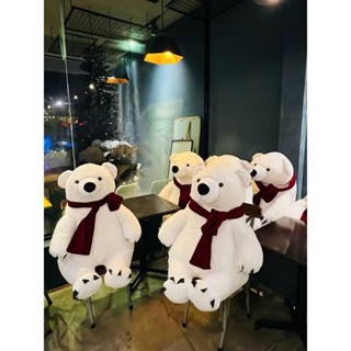 Gấu bông Giáng sinh Gấu Bắc Cực hottrend mùa Noel đủ size 35-55-70cm hàng loại 1 giá rẻ 