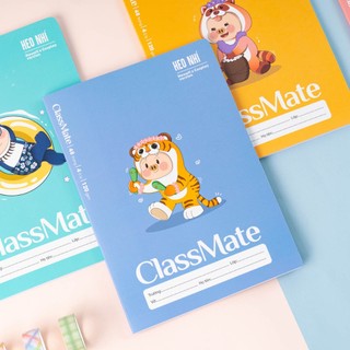 Vở Ô Ly 48 Trang CLASSMATE, Vở Kẻ 4 Ô Li 2,5x2,5mm Bìa Dễ Thương Giấy Trắng Tự Nhiên Cho Bé Tập Viết