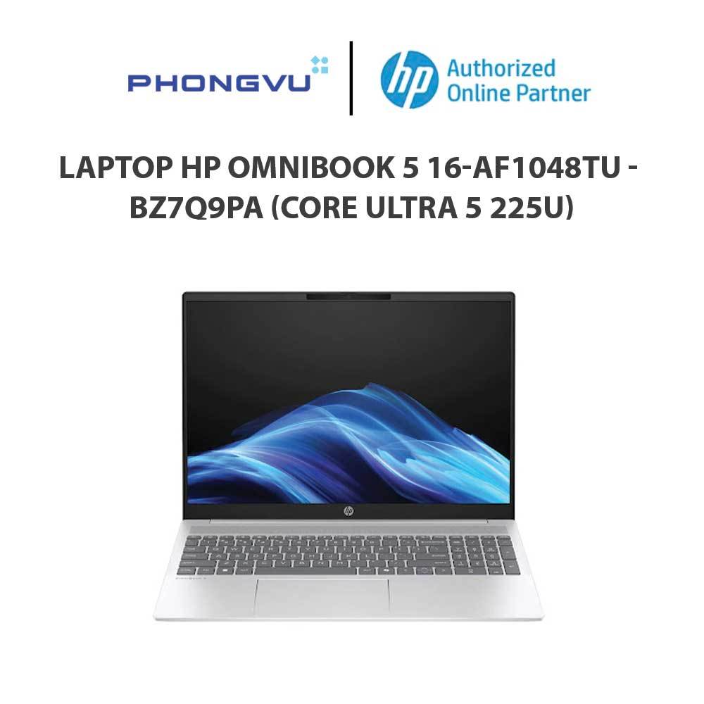 Laptop HP Omnibook 5 16-af1048TU - BZ7Q9PA (Core Ultra 5 225U) (Bạc) - Bảo hành 12 tháng