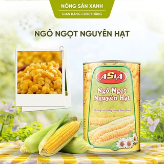 Ngô Ngọt Nguyên Hạt Á Châu – Ngô Hạt To Đều, Ngọt Tự Nhiên – Không Chất Bảo Quản – Nguyên Liệu Nấu Ăn Tiện Lợi