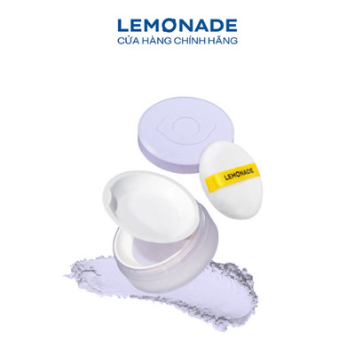 [GIFT] Phấn phủ mỏng nhẹ kiềm dầu thuần chay chống nắng LEMONADE Supermatte No Makeup Loose Powder 9g - quà thành viên