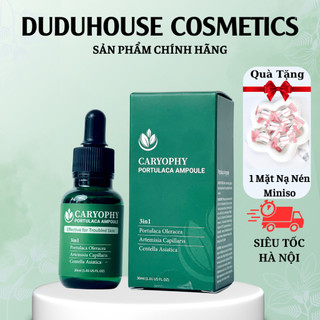  Serum rau má Caryophy Portulaca Ampoule giảm mụn mờ thâm 30ml Duduhouse 