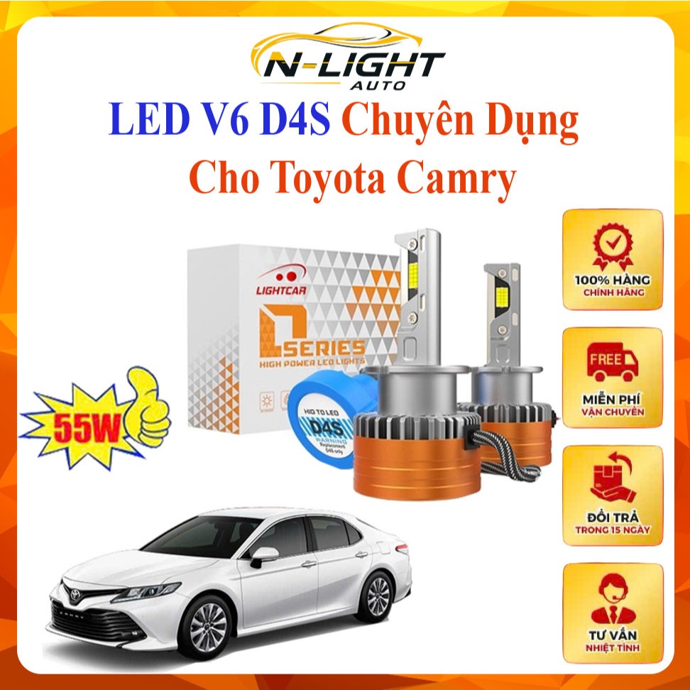 LED V6 D4S Chuyên Dụng Cho Toyota Camry