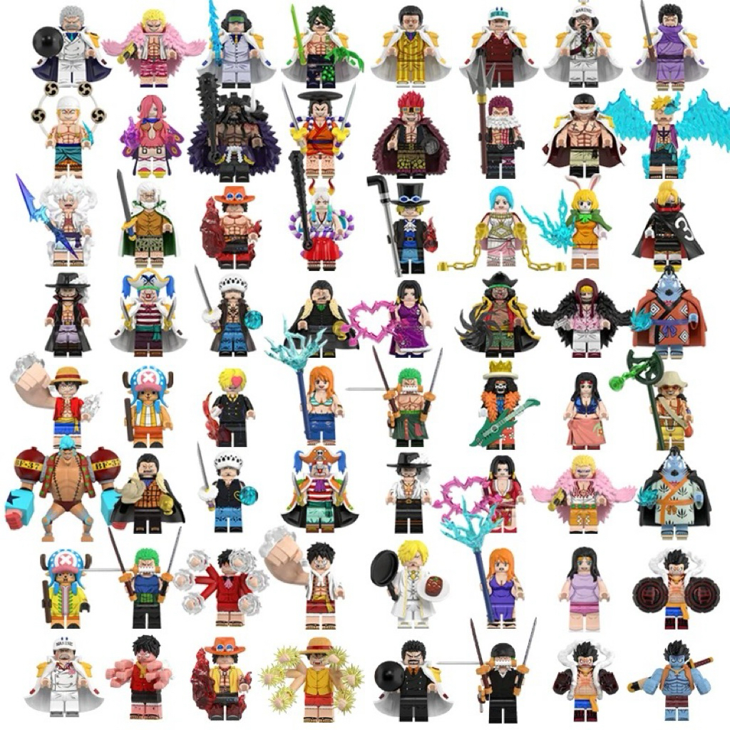 Minifigure One Piece Đồ Chơi Lắp Ráp Nhân Vật Truyện Tranh One Piece Tổng Hợp