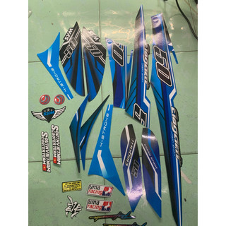 Tem xe elegant 50cc xanh đen