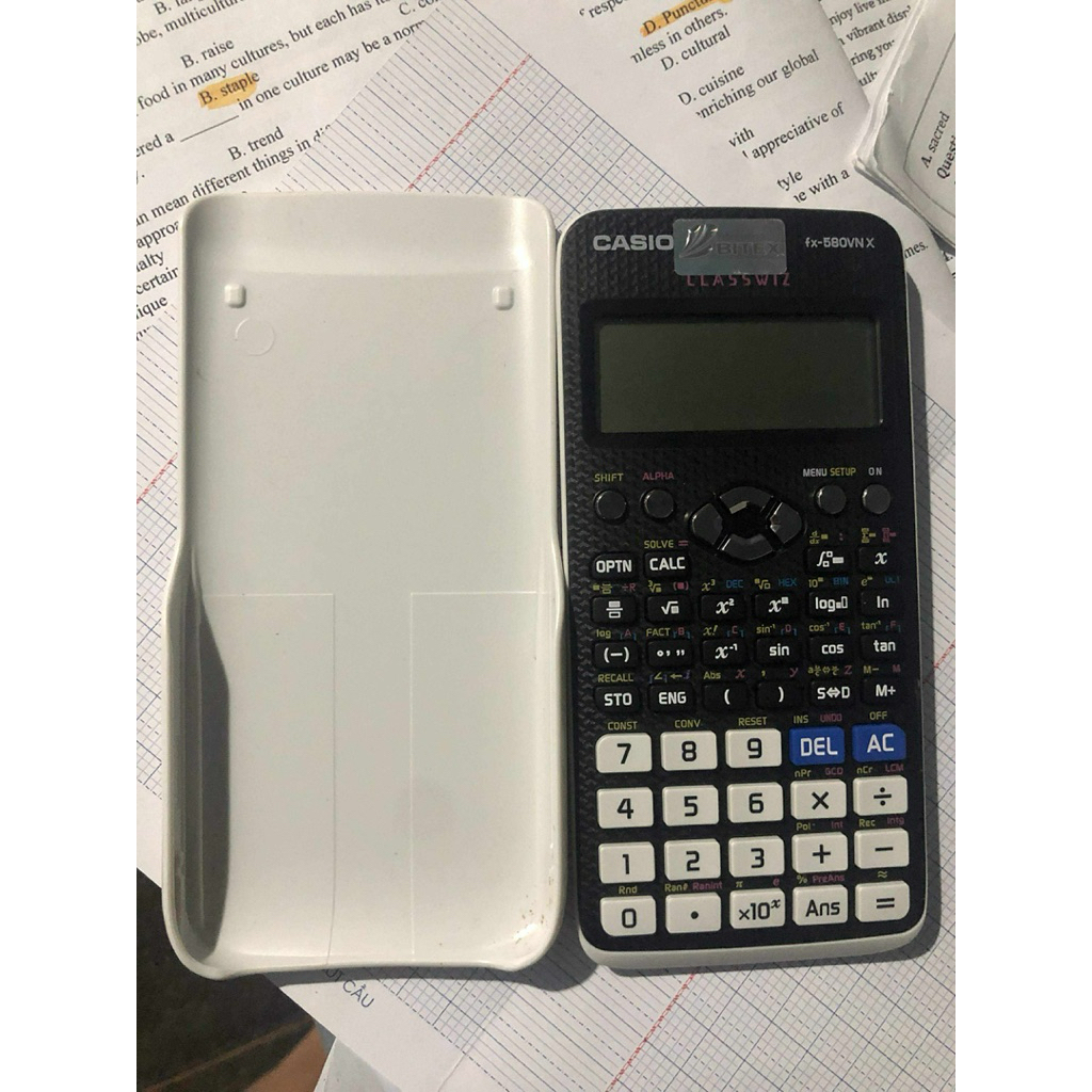 Máy tính Casio FX-580VN X & Casio FX-880BTG cũ chính hãng | Giá rẻ – Chất lượng bền bỉ