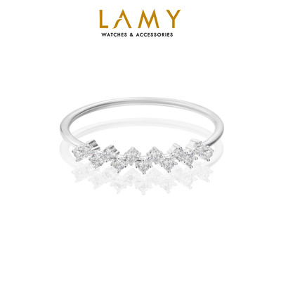 Nhẫn bạc nữ LAMY Geometric Ring Silver 8331  - Nhẫn bạc ta cao cấp