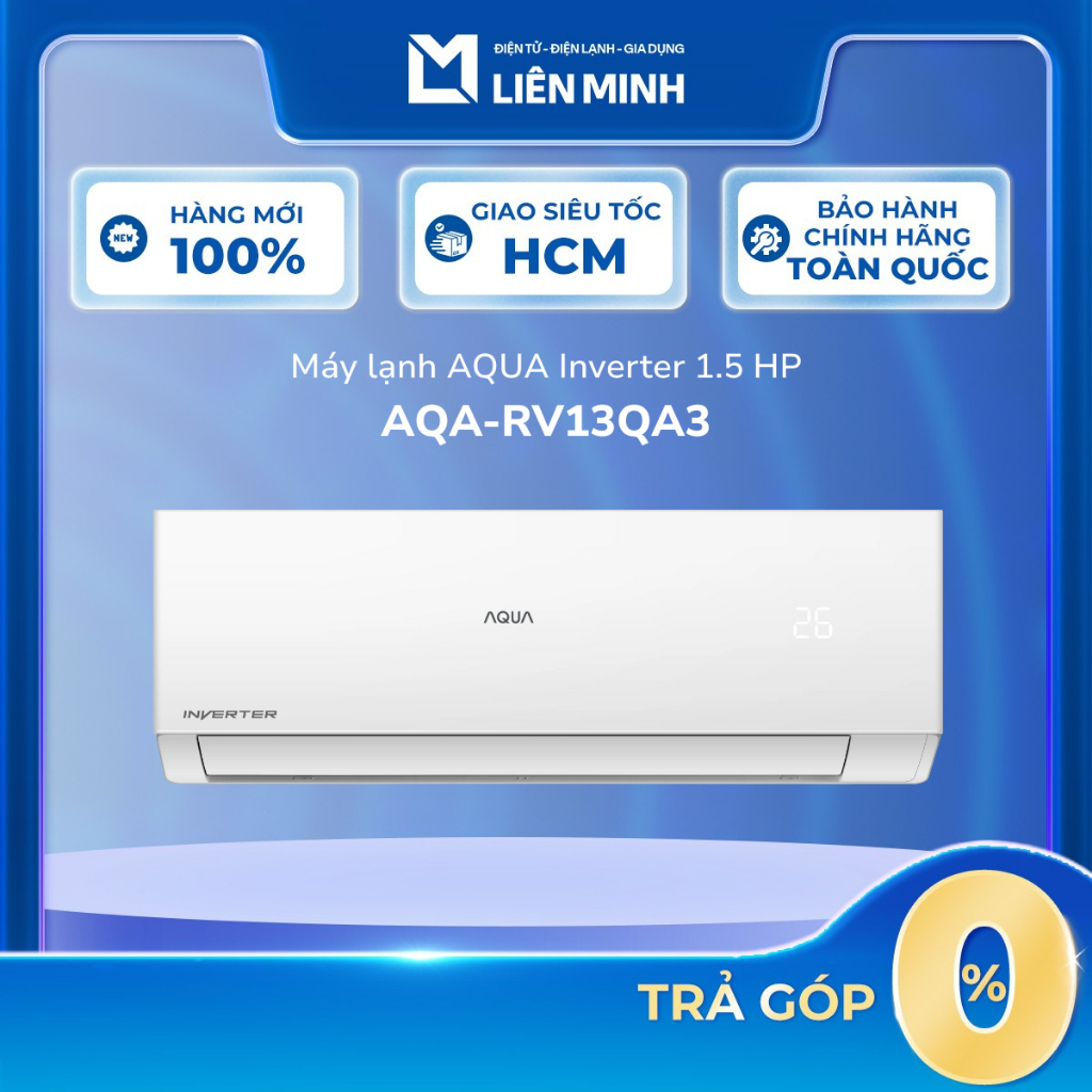 AQA-RV13QA3 - Máy Lạnh Aqua Inverter 1.5 HP [Giao Toàn Quốc]