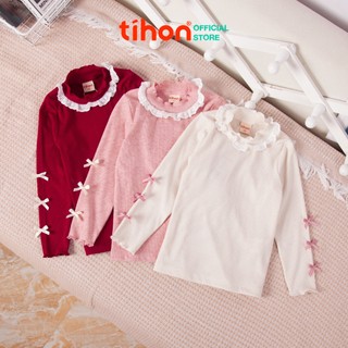  Áo giữ nhiệt bé gái TIHON cao cấp chất liệu thun tắm mềm mại giữ ấm cho bé ACT0744064 