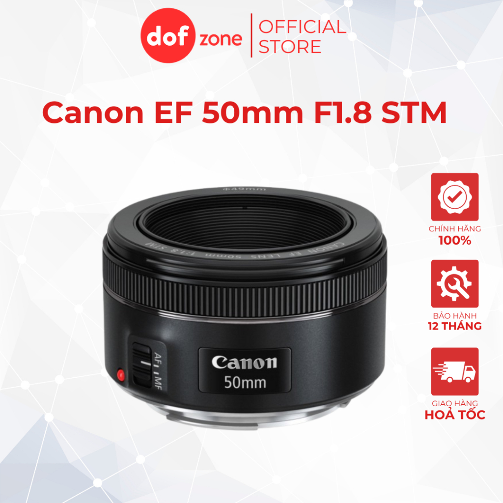 Canon EF 50mm F1.8 STM | Hàng Chính Hãng