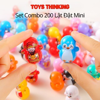  Set Combo 200 Lật Đật Mini ToysThinKing Dễ Thương Trang Trí và Quà Tặng Cho Bé Yêu 