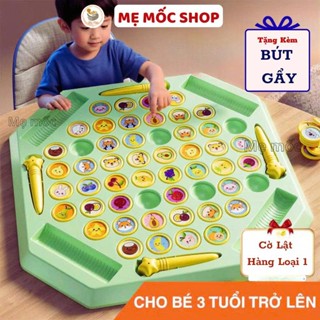   TẶNG BÚT  Cờ Lật Luyện Trí Nhớ Đồ Chơi Montessori Cho Bé Nhiều Chủ Đề Động Vật Trái Cây Board Game 