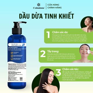 [NHÃN MỚI CFS] Dầu dừa tinh khiết mỹ phẩm Cofusions 250ml