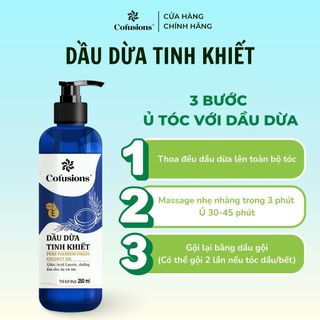 [NHÃN MỚI CFS] Dầu dừa tinh khiết mỹ phẩm Cofusions 250ml
