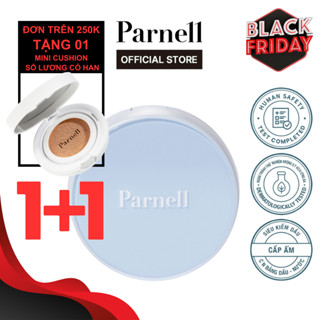  1+1 Phấn nước kiềm dầu trong suốt  Parnell Glacial Biome Water No-Sebum Cushion 10g  