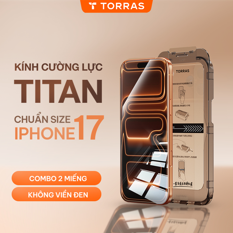   Không Viền Đen  Kính Cường Lực iPhone 2 Miếng Tự Dán Chống Vân Tay Bảo Vệ Màn Hình iPhone 15 16 17 13 Pro Max Plus Air 