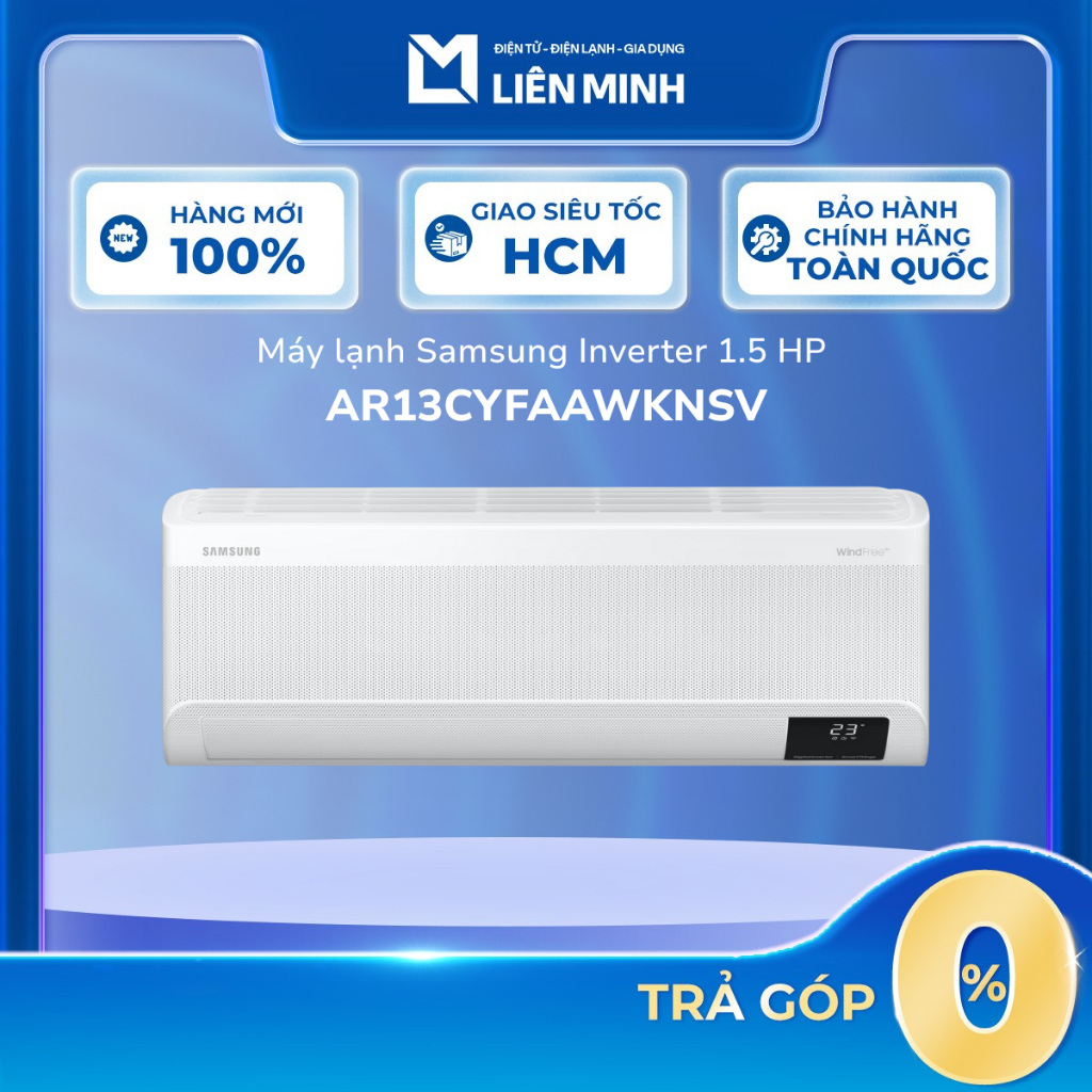 AR13CYFAAWKNSV 1.5 HP| AR10CYFAAWKNSV 1 HP - Máy Lạnh Samsung Wind-Free Inverter [Giao Toàn Quốc]