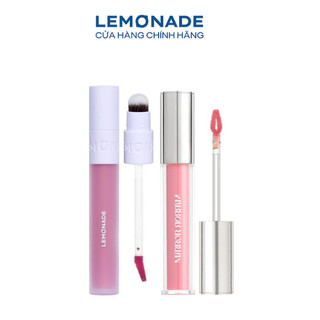   LIVESTREAM KOL  Combo Lemonade Son kem Perfect Couple Lip 3.5g và Son tint bóng bền màu Mirror Mirror Tint 4g 