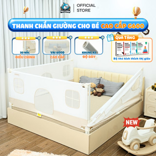   CAO CẤP  Thanh Chắn Giường Pakey 2026 Cao Cấp Chắn Giường Nâng Hạ 1&2 Bên Dễ Dàng Chiều Cao Tối Đa 105cm 
