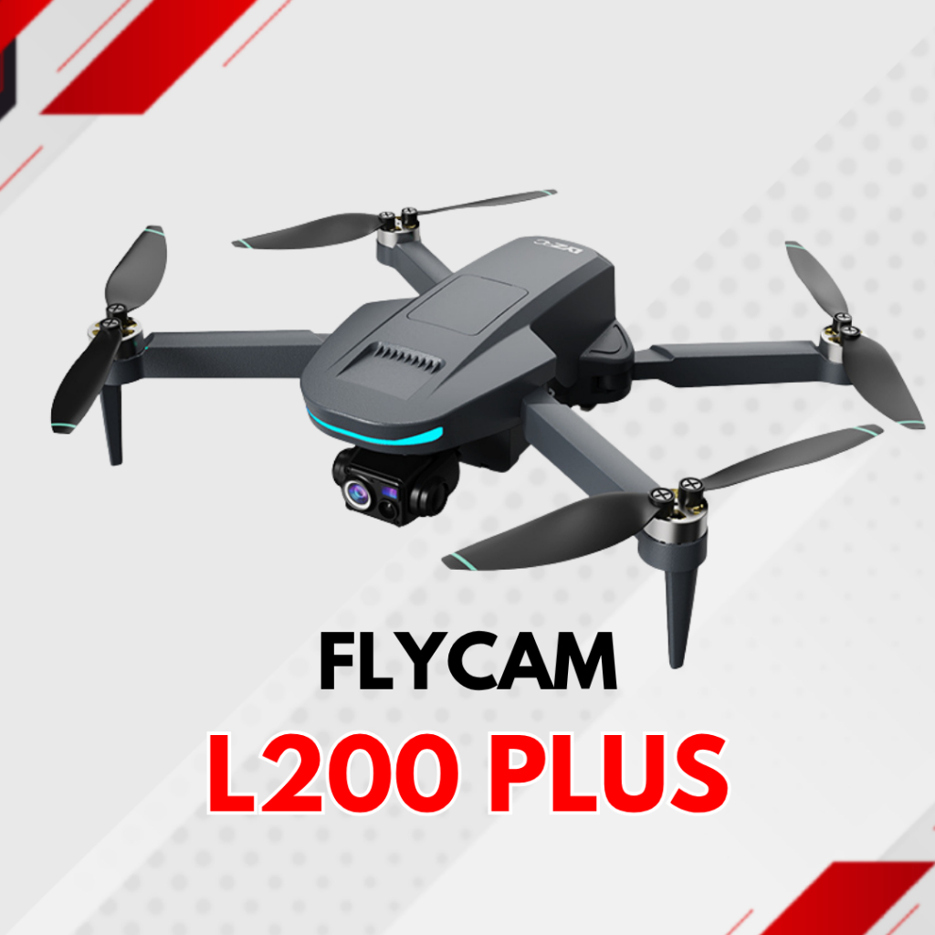 Flycam L200 Plus - Flycam Tập Bay Có GPS, Tự Động Quay Về, Gimbal chống Rung 3 trục