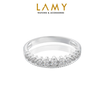 Nhẫn bạc nữ LAMY Crown Stone Silver Ring 8358 - Nhẫn bạc ta cao cấp