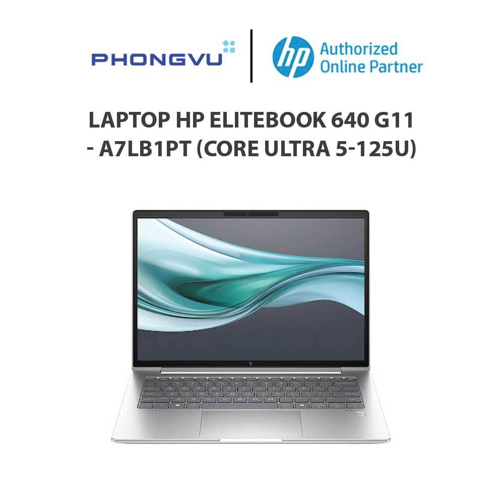 Laptop HP Elitebook 640 G11 - A7LB1PT (Core Ultra 5-125U) (Bạc) - Bảo hành 12 tháng