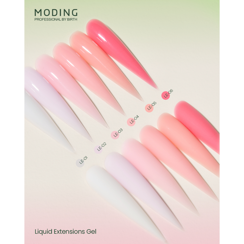 MODING - SET GEL 5-IN-1 TIÊU CHUẨN CHÂU ÂU 3 FREE