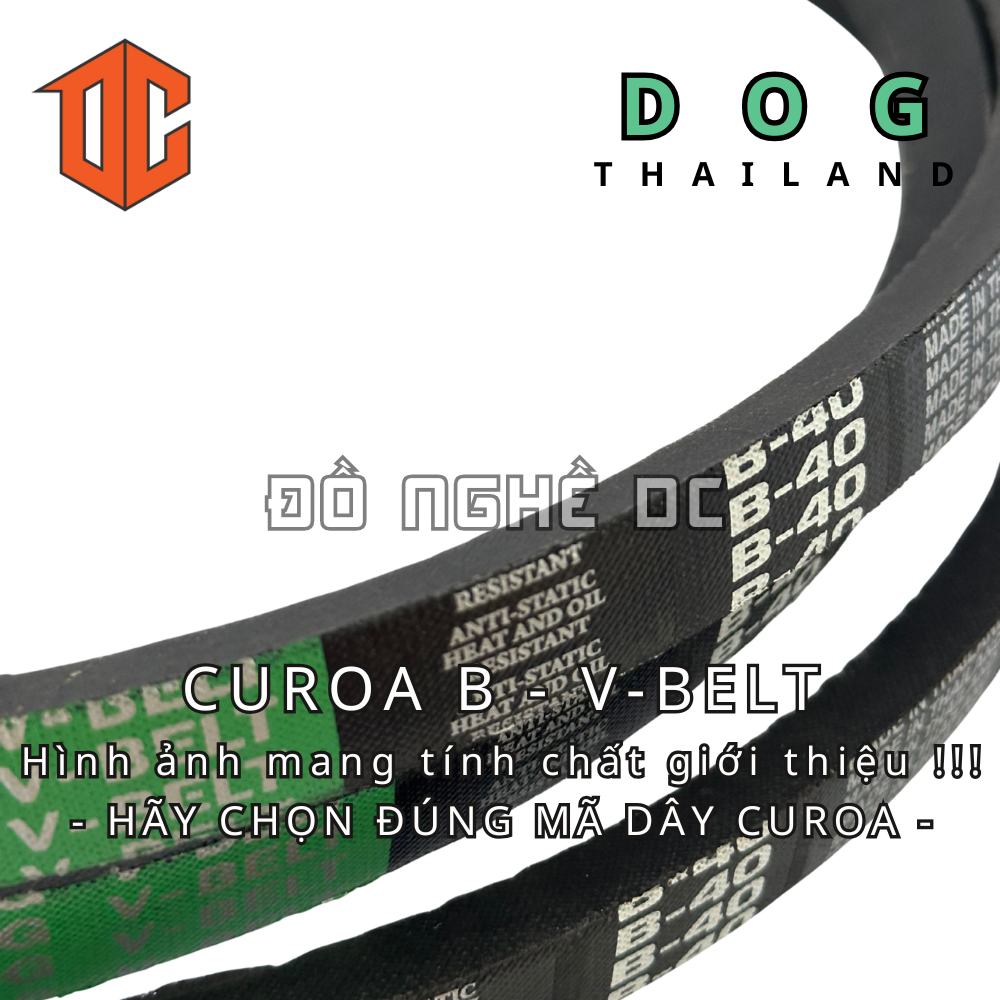 Dây curoa thường DOG B43 B97 B26 B30 B79 B93 B38 B71 B46 B73 B68 B81 B20 B63 B67 B50 B33 B23 B54 B67