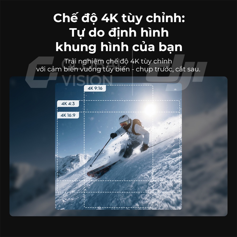 Camera hành động DJI Osmo Action 6 máy quay hành trình | Video 8K, cảm biến vuông 1/1.1, bộ nhớ trong 50GB (DJI OA 6) | BigBuy360 - bigbuy360.vn