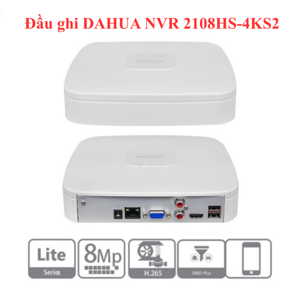 Đầu ghi hình Dahua 8 Kênh DH-NVR4108HS-4KS2 date mới