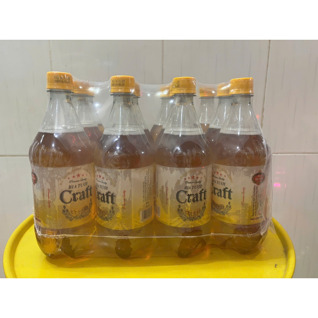 HCM Bia tươi CRAFT 850ml - 4,8% chai (lốc 12 chai)
