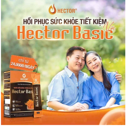 Nước nấm Đông trùng hạ thảo Hector Basic (10 gói x 25ml) [ TPShop ]