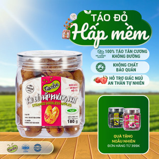   HÀNG LOẠI 1  Táo đỏ không hạt hấp mềm vị tự nhiên không đường hũ 180gr 