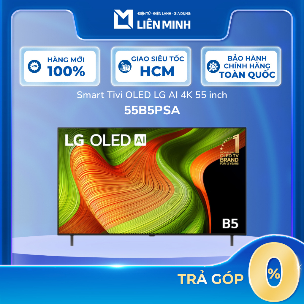 55B5PSA - Smart Tivi OLED LG AI 4K 55 inch OLED55B5PSA - Bảo Hành Chính Hãng