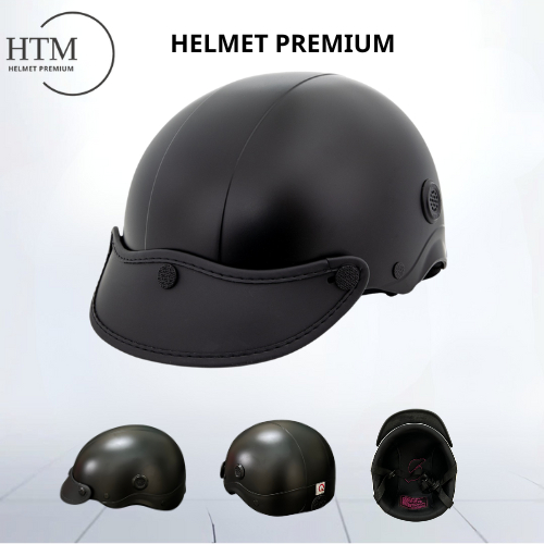 Mũ Bảo Hiểm Nữa Đầu Nhựa ABS Sơn nhám Cao Cấp Cho Nam và nữ