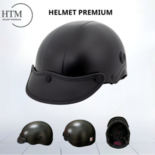 Mũ Bảo Hiểm Nữa Đầu Nhựa ABS Sơn nhám Cao Cấp Cho Nam và nữ