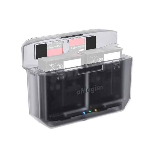 DOCK SẠC PIN DJI OSMO ACTION 6 / 5 PRO / 4 / 3 / OSMO 360 AMAGISN