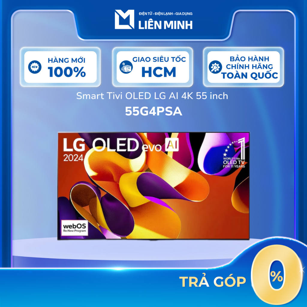 55G4PSA / 65G4PSA - Smart Tivi OLED LG 4K 55 Inch / 65 Inch [GIÁ MÁY]