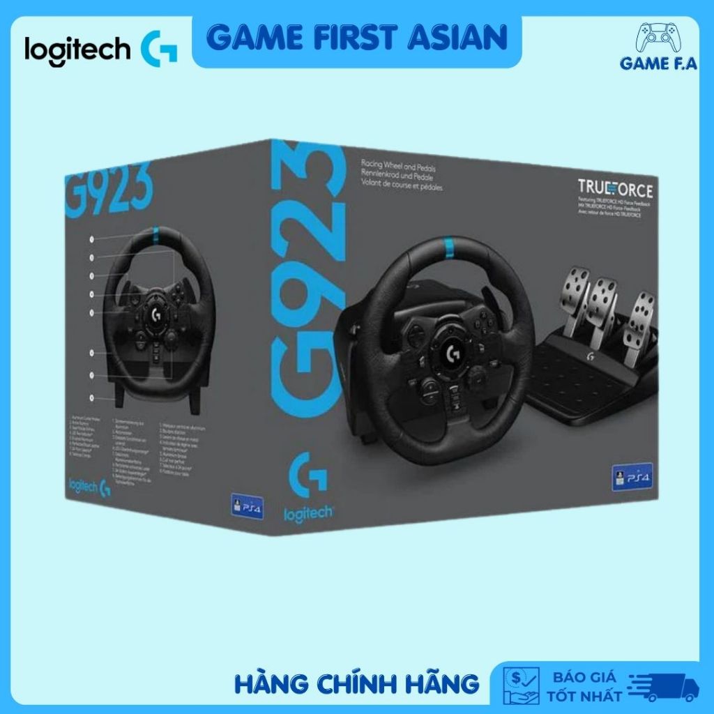 Vô Lăng Logitech G923 TrueForce Chính Hãng + Cần Số