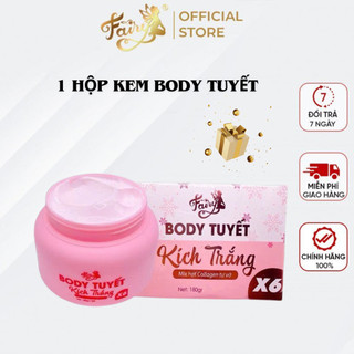  Kem Body Tuyết Dưỡng Trắng Da Fairy 180g Mùi Thơm Nước Hoa 