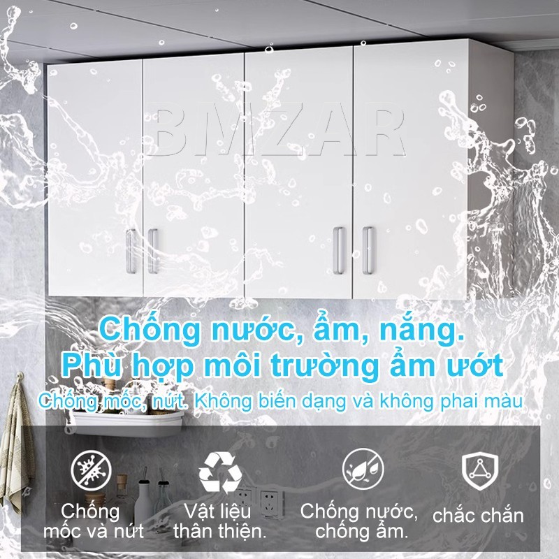 BMZAR Tủ Treo Tường Tủ Để Đồ Tủ Gỗ Chống Nước Dễ Lắp Đặt Nhà Bếp Phòng Ngủ Phòng Tắm | BigBuy360 - bigbuy360.vn