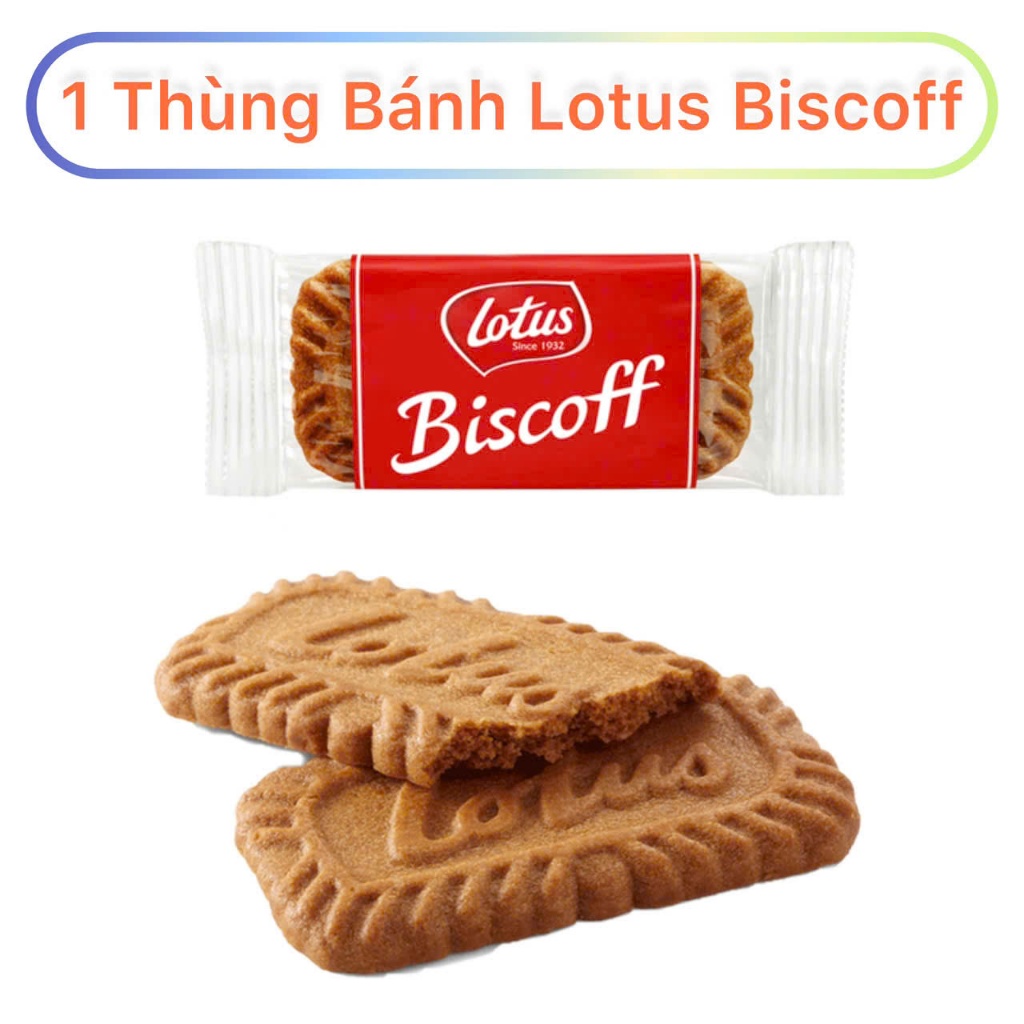 1 Thùng Bánh Quy Bỉ Lotus Biscoff 156G