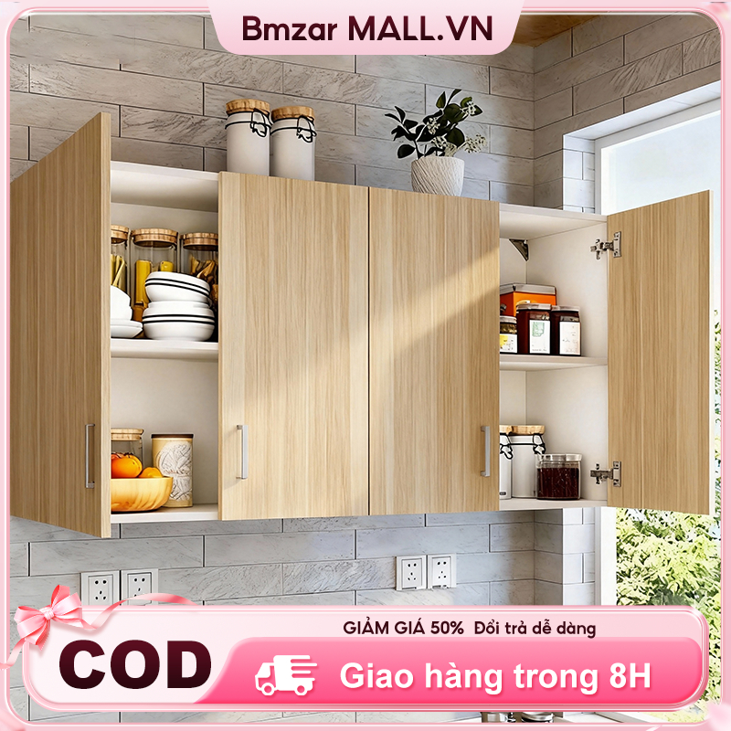 BMZAR Tủ Treo Tường Tủ Để Đồ Tủ Gỗ Chống Nước Dễ Lắp Đặt Nhà Bếp Phòng Ngủ Phòng Tắm | BigBuy360 - bigbuy360.vn