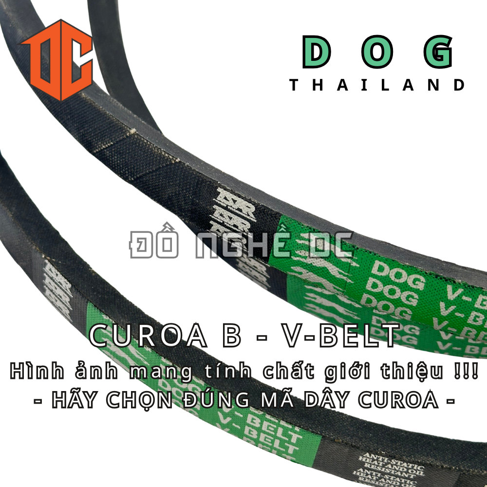 Dây curoa thường Thái lan - DOG B78 B61 B61 B93 B54 B59 B58 B29 B29 B53 B53 B67 B51 B72 B66 B94 B38 