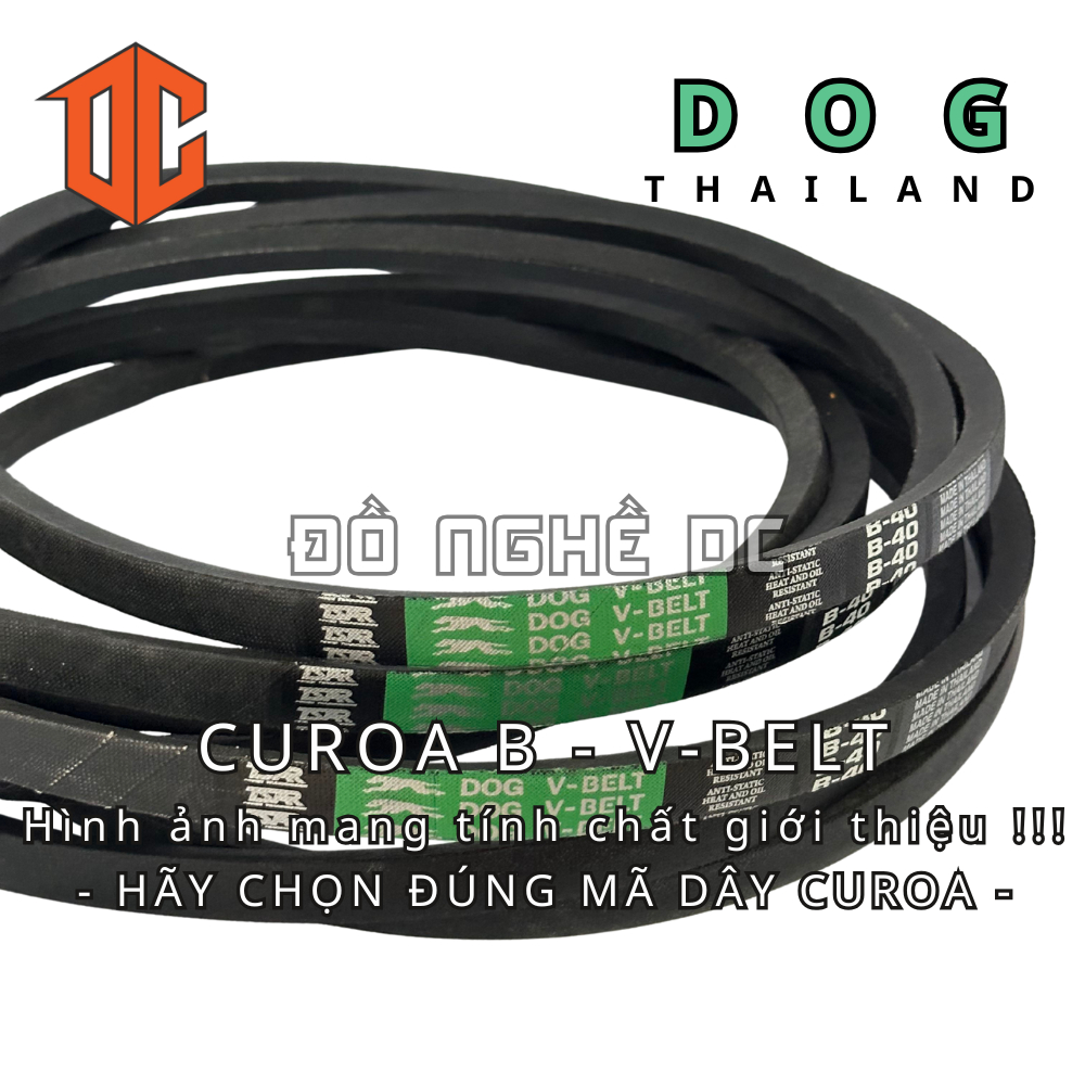 Sợi curoa bản thường DOG B37 B92 B80 B46 B92 B43 B33 B62 B68 B87 B95 B97 B84 B93 B65 B62 B81 B88 B61