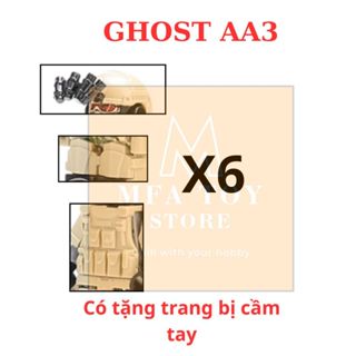  Đồ chơi lắp ráp swat army  mô hình lắp ghép quân sự - Combo 6 lính AA3 