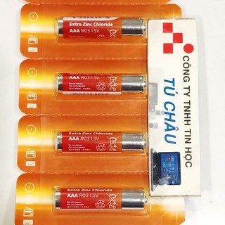 Pin AAA R03 MICRO 1.5V (R03L10S/97 Zinc chloride) chất lượng, chính hãng