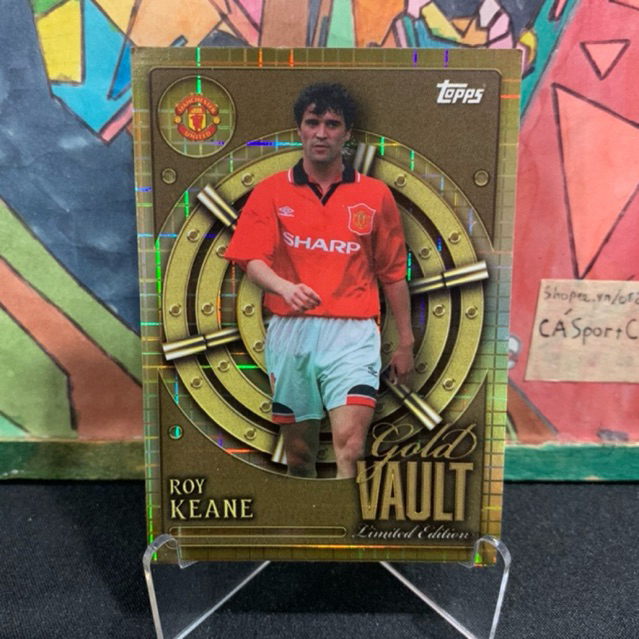 Roy Keane | LIMITED EDITION GOLD VAULT | MANCHESTER UNITED TEAMSET 2025/26 | TOPPS